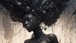 A_black_woman_dirty_an