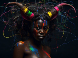 black_woman_with_horns
