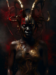 black_woman_with_horns