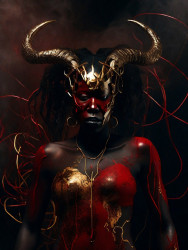 black_woman_with_horns