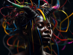 black_woman_with_horns