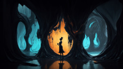 dark_cave_The_art_styl