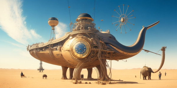 DreamShaper_v7_A_big_clock_with_lots_of_wires_in_a_desert_whal_1.jpg