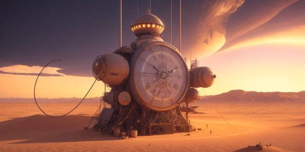 DreamShaper_v7_A_retro_futuristic_clock_with_lots_of_wires_in_0(4).jpg