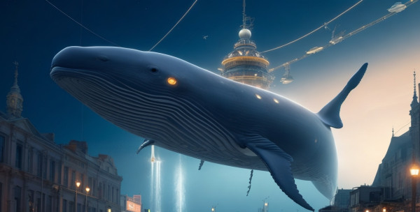 DreamShaper_v7_Whales_with_lots_of_wires_are_flying_around_a_b_1.jpg