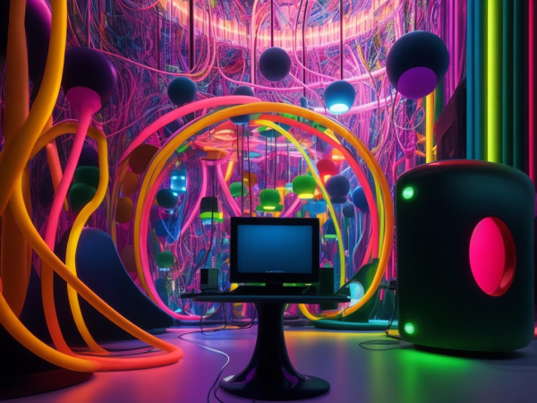 DreamShaper_v7_a_computer_with_lots_of_wires_inside_a_colorful_0(1).jpg