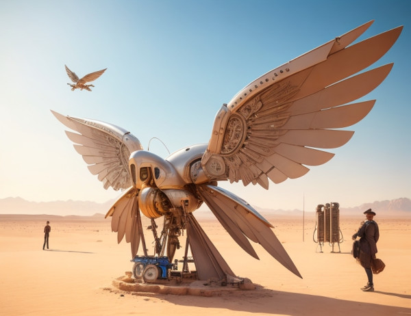 DreamShaper_v7_a_futuristic_clock_with_wings_from_the_50s_in_t_1.jpg