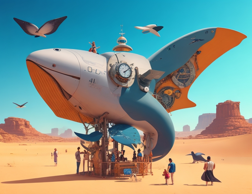 DreamShaper_v7_A_retro_futuristic_clock_with_wings_and_a_whale_0.jpg
