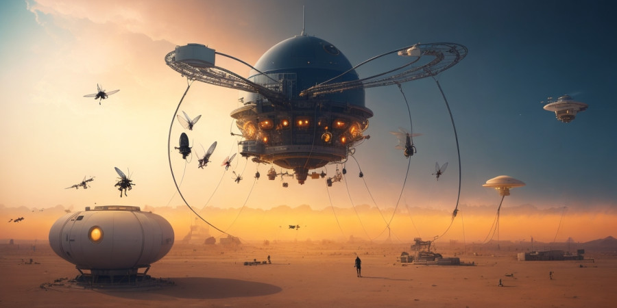DreamShaper_v7_Insects_with_lots_of_wires_are_flying_around_a_0(2).jpg