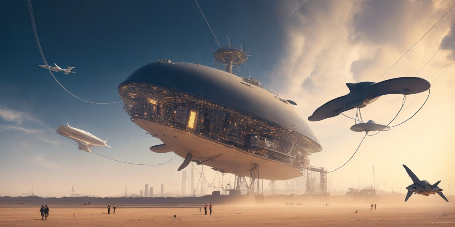 DreamShaper_v7_Whales_with_wings_are_flying_around_a_big_retro_0.jpg