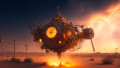 DreamShaper_v7_A_rusty_retrofuturistic_biomechanical_clock_fly_0.jpg
