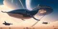 DreamShaper_v7_Whales_with_wings_are_flying_around_a_big_retro_1.jpg